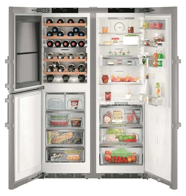 Liebherr side by side fridge freezer